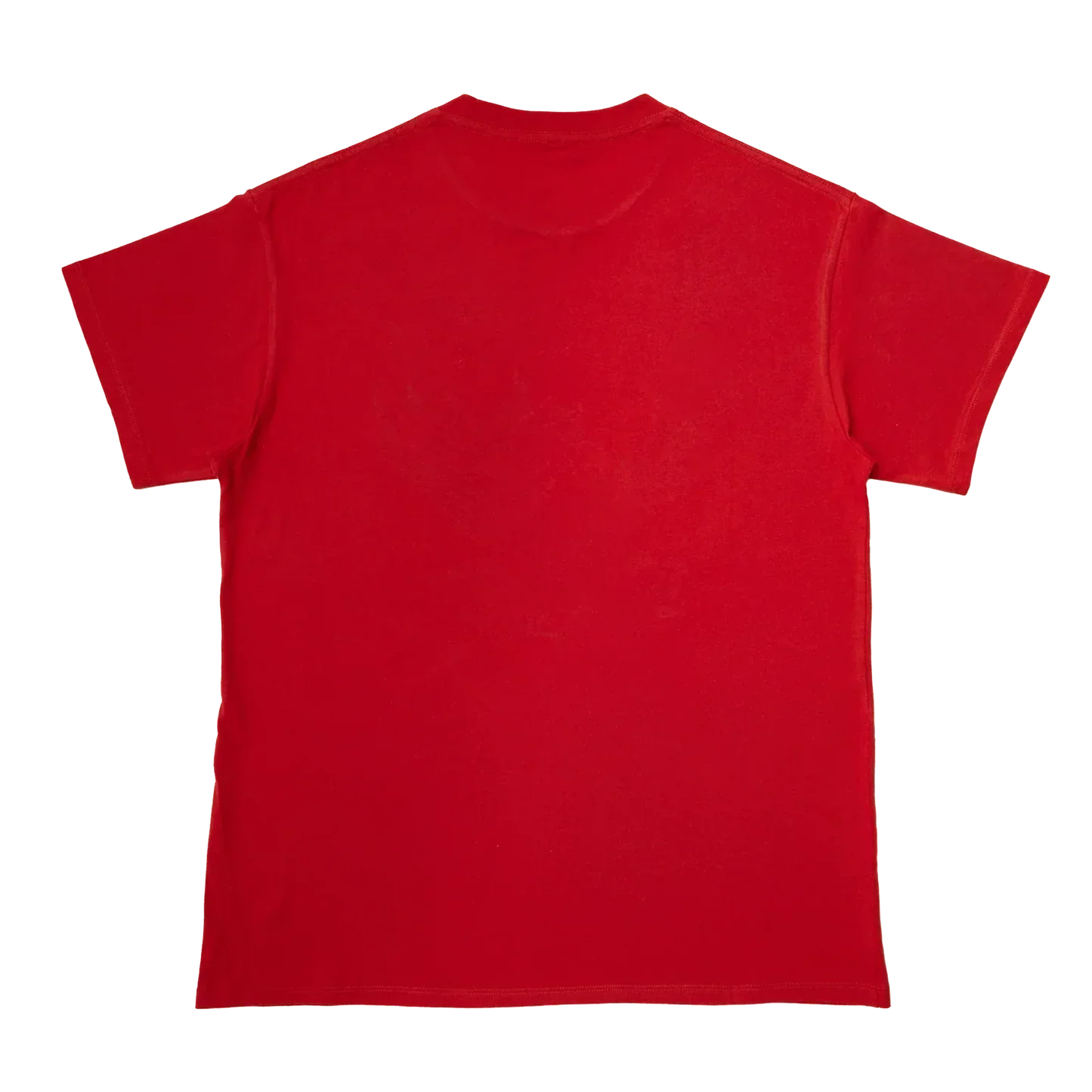 Shotgun Rider red short sleeve tee with plain back design, Beyoncé merch back view